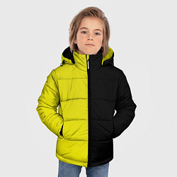Куртка зимняя для мальчика BLACK YELLOW, цвет: 3D-черный — фото 2