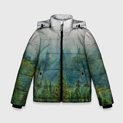 Куртка зимняя для мальчика Лес, цвет: 3D-светло-серый