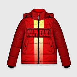 Куртка зимняя для мальчика МАРМЕЛАД пародия Oko, цвет: 3D-черный
