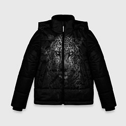 Куртка зимняя для мальчика Леопард, цвет: 3D-черный