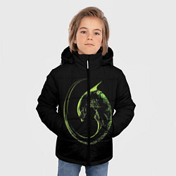Куртка зимняя для мальчика ЧУЖОЙ, цвет: 3D-светло-серый — фото 2