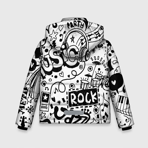Зимняя куртка для мальчика Rock / 3D-Красный – фото 2