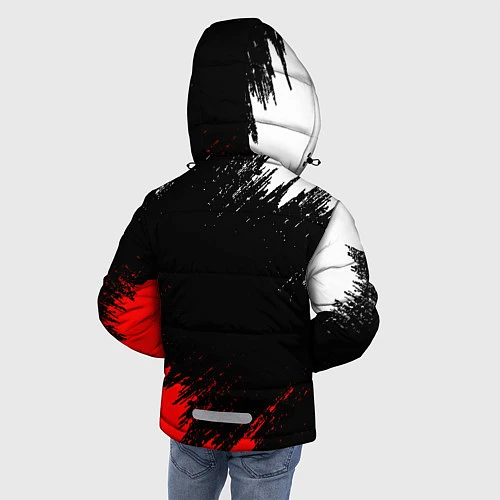Зимняя куртка для мальчика RUST / 3D-Светло-серый – фото 4