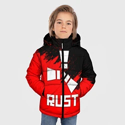 Куртка зимняя для мальчика RUST, цвет: 3D-красный — фото 2