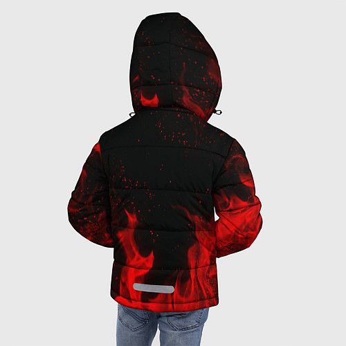 Зимняя куртка для мальчика УБИЙЦА ГОБЛИНОВ / 3D-Светло-серый – фото 4