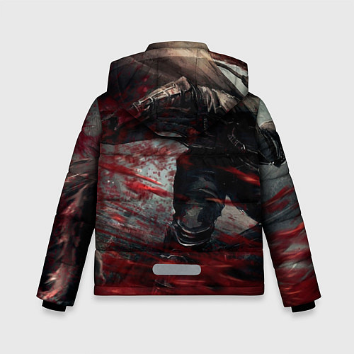 Зимняя куртка для мальчика Bloodborne / 3D-Красный – фото 2