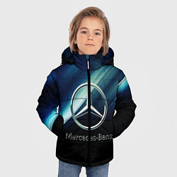 Куртка зимняя для мальчика Mercedes, цвет: 3D-светло-серый — фото 2