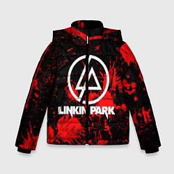 Куртка зимняя для мальчика Linkin Park, цвет: 3D-черный