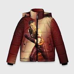 Куртка зимняя для мальчика Wally West, цвет: 3D-красный