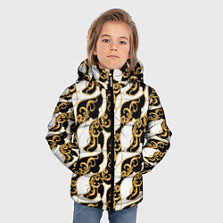 Куртка зимняя для мальчика Versace, цвет: 3D-светло-серый — фото 2
