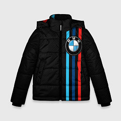 Куртка зимняя для мальчика BMW M SPORT CARBON, цвет: 3D-черный