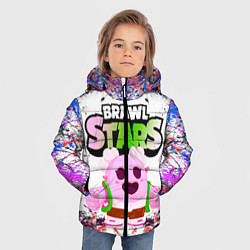 Куртка зимняя для мальчика Sakura Spike Brawl Stars, цвет: 3D-черный — фото 2