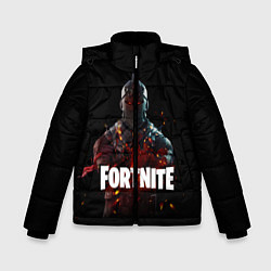 Куртка зимняя для мальчика Fortnite Black Knight, цвет: 3D-черный