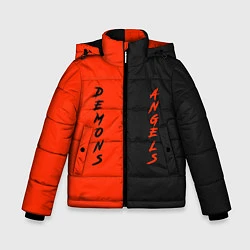 Куртка зимняя для мальчика AngelsDemons, цвет: 3D-черный