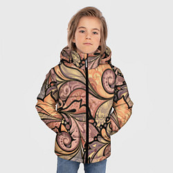 Куртка зимняя для мальчика Дудл узоры, цвет: 3D-черный — фото 2