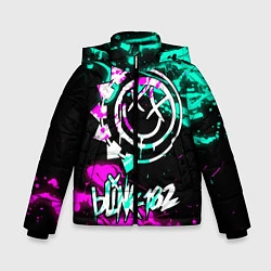 Куртка зимняя для мальчика Blink-182 6, цвет: 3D-черный