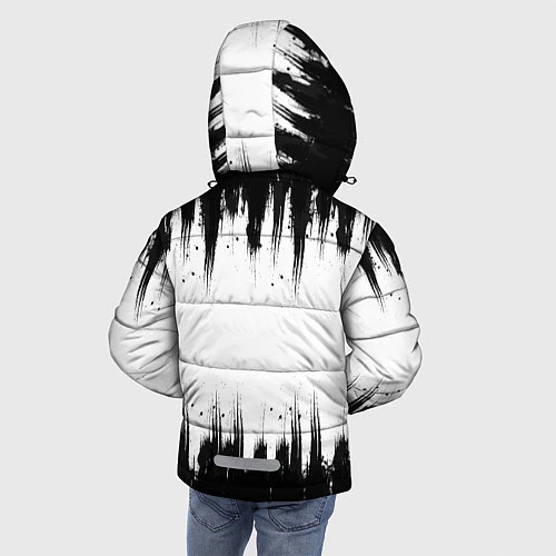 Зимняя куртка для мальчика Overlord / 3D-Светло-серый – фото 4