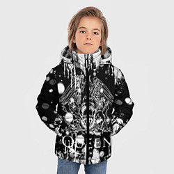 Куртка зимняя для мальчика QUEEN, цвет: 3D-светло-серый — фото 2