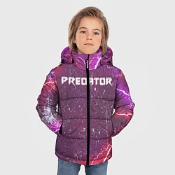 Куртка зимняя для мальчика Предатор, цвет: 3D-черный — фото 2