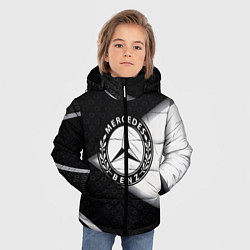 Куртка зимняя для мальчика Mercedes-Benz, цвет: 3D-светло-серый — фото 2