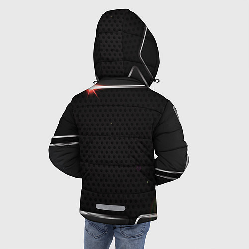 Зимняя куртка для мальчика MAZDA / 3D-Светло-серый – фото 4