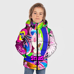 Куртка зимняя для мальчика BRAWL STARS:LEON UNICORN, цвет: 3D-черный — фото 2