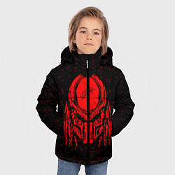 Куртка зимняя для мальчика Предатор Z, цвет: 3D-черный — фото 2