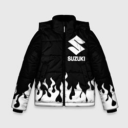 Куртка зимняя для мальчика SUZUKI 10, цвет: 3D-черный