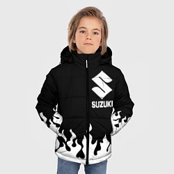 Куртка зимняя для мальчика SUZUKI 10, цвет: 3D-черный — фото 2