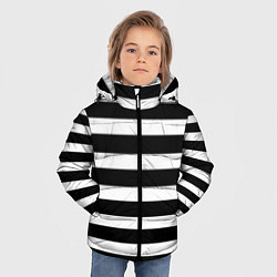 Куртка зимняя для мальчика Моряк, цвет: 3D-черный — фото 2