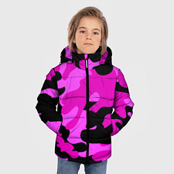 Куртка зимняя для мальчика Цветной камуфляж, цвет: 3D-светло-серый — фото 2