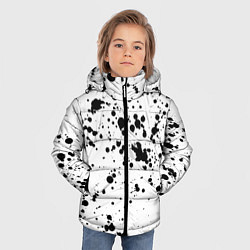 Куртка зимняя для мальчика Далматинец, цвет: 3D-черный — фото 2