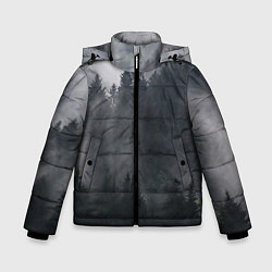 Куртка зимняя для мальчика Лес, цвет: 3D-светло-серый