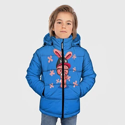 Куртка зимняя для мальчика Милый Заяц, цвет: 3D-красный — фото 2