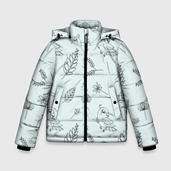 Зимняя куртка для мальчика Милые птички
