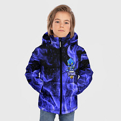 Куртка зимняя для мальчика Brawl Stars Werewolf LEON, цвет: 3D-черный — фото 2