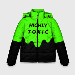 Куртка зимняя для мальчика HIGHLY toxic 0 2, цвет: 3D-светло-серый