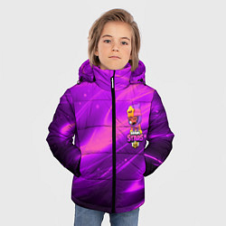 Куртка зимняя для мальчика SANDY BRAWL STARS, цвет: 3D-черный — фото 2