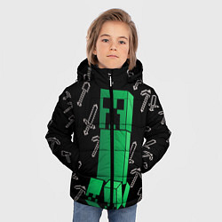 Куртка зимняя для мальчика MINERCRAFT, цвет: 3D-черный — фото 2