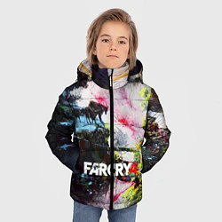 Куртка зимняя для мальчика FARCRY4, цвет: 3D-черный — фото 2