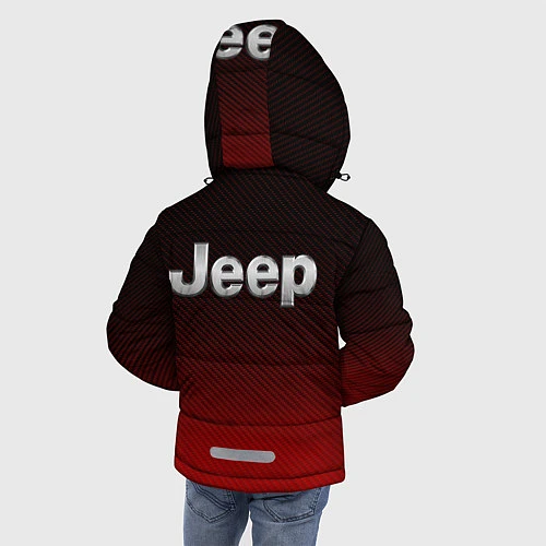 Зимняя куртка для мальчика Jeep спина Z / 3D-Светло-серый – фото 4