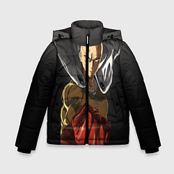 Куртка зимняя для мальчика One Punch Man, цвет: 3D-черный