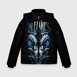 Куртка зимняя для мальчика IN FLAMES, цвет: 3D-светло-серый