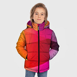Куртка зимняя для мальчика ABSTRACT, цвет: 3D-черный — фото 2
