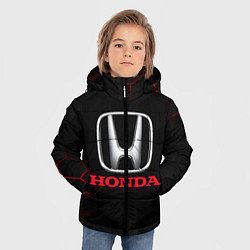 Куртка зимняя для мальчика HONDA, цвет: 3D-светло-серый — фото 2