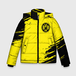 Куртка зимняя для мальчика BORUSSIA, цвет: 3D-черный
