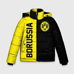 Куртка зимняя для мальчика BORUSSIA, цвет: 3D-черный