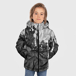 Куртка зимняя для мальчика Грязная Бумага, цвет: 3D-красный — фото 2