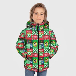 Куртка зимняя для мальчика Микки Маус, цвет: 3D-черный — фото 2