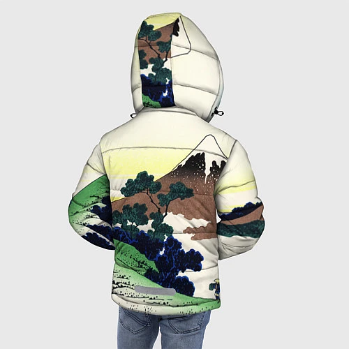 Зимняя куртка для мальчика ЯПОНИЯ / 3D-Светло-серый – фото 4